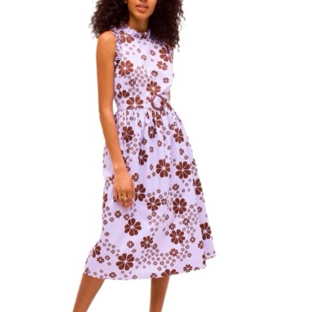 Kate spade lavender spade dress ruffles